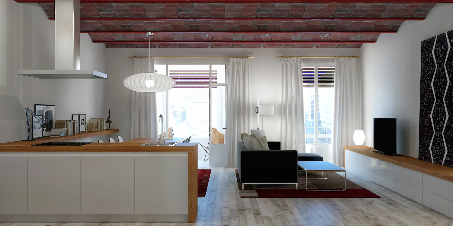 Render: Projecte interiors